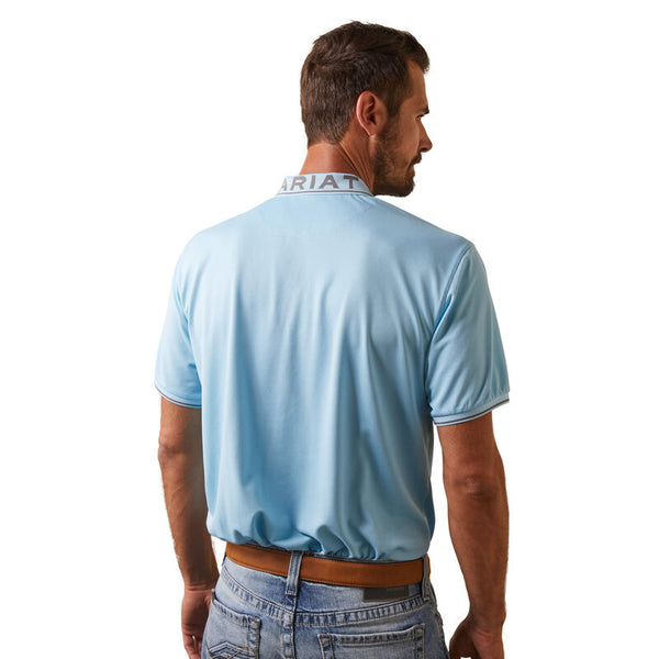 Ariat mens logo fitted polo - Broken horn