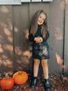 Birdie Denim Fringe Skirt - Broken horn