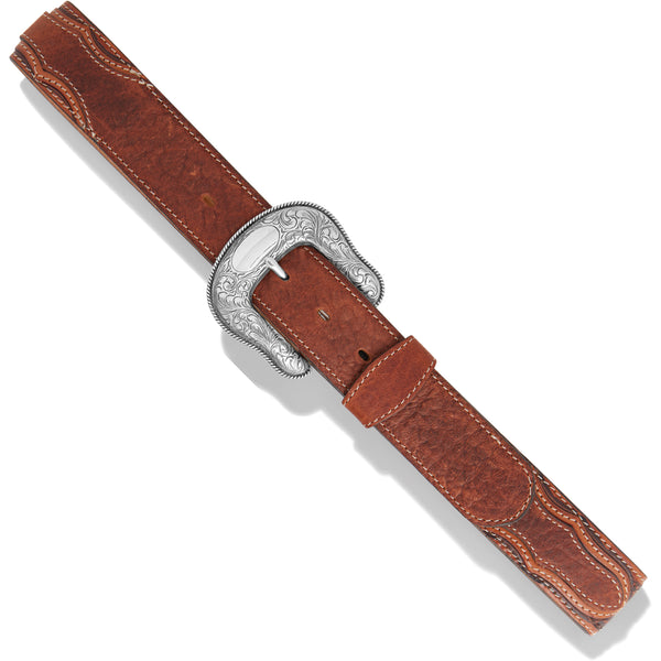 Idaho bison belt - Broken horn