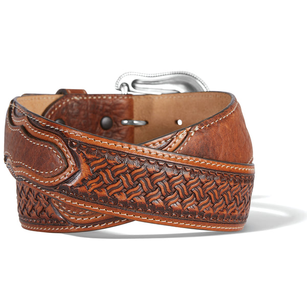 Idaho bison belt - Broken horn