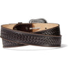 Justin Colman Belt Chocolate 1-1/2 - Broken horn
