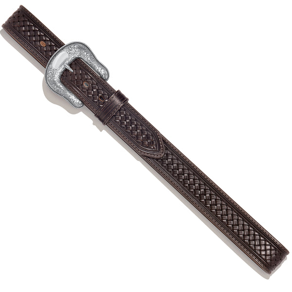 Justin Colman Belt Chocolate 1-1/2 - Broken horn