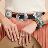 Blackbird Concho Belt - Broken horn