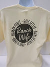 Ranch Wife Cream Tee - Broken horn