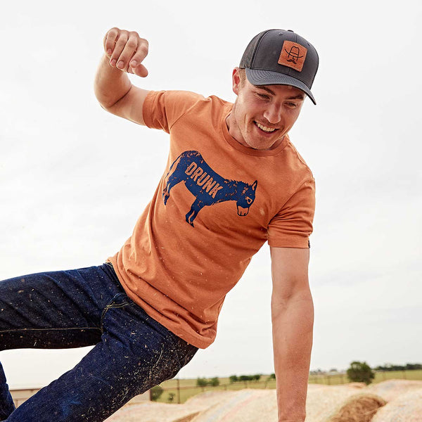 Cowboy Cool Drunk A** T-shirt - Broken horn