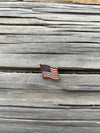 American Flag Cap Pin - Broken horn