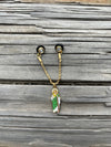St. Jude Chain Cap Pin - Broken horn