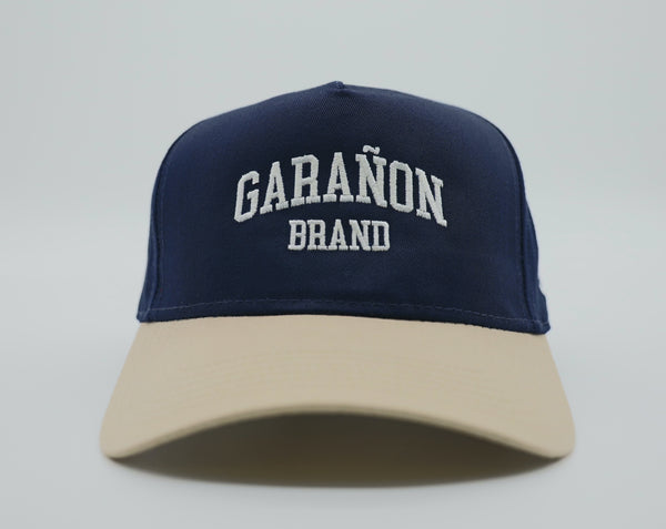 Garanon Brand College Snapback Navy Khaki - Broken horn