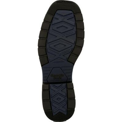 Georgia Boot Carbo Tec. Waterproof Pull on Boot. Brown/Navy - Broken horn