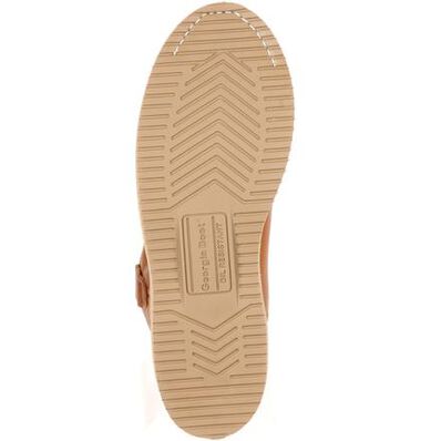 Georgia Boot Wedge Work Boot - Barracuda Gold - Broken horn