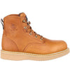 Georgia Boot Wedge Work Boot - Barracuda Gold - Broken horn