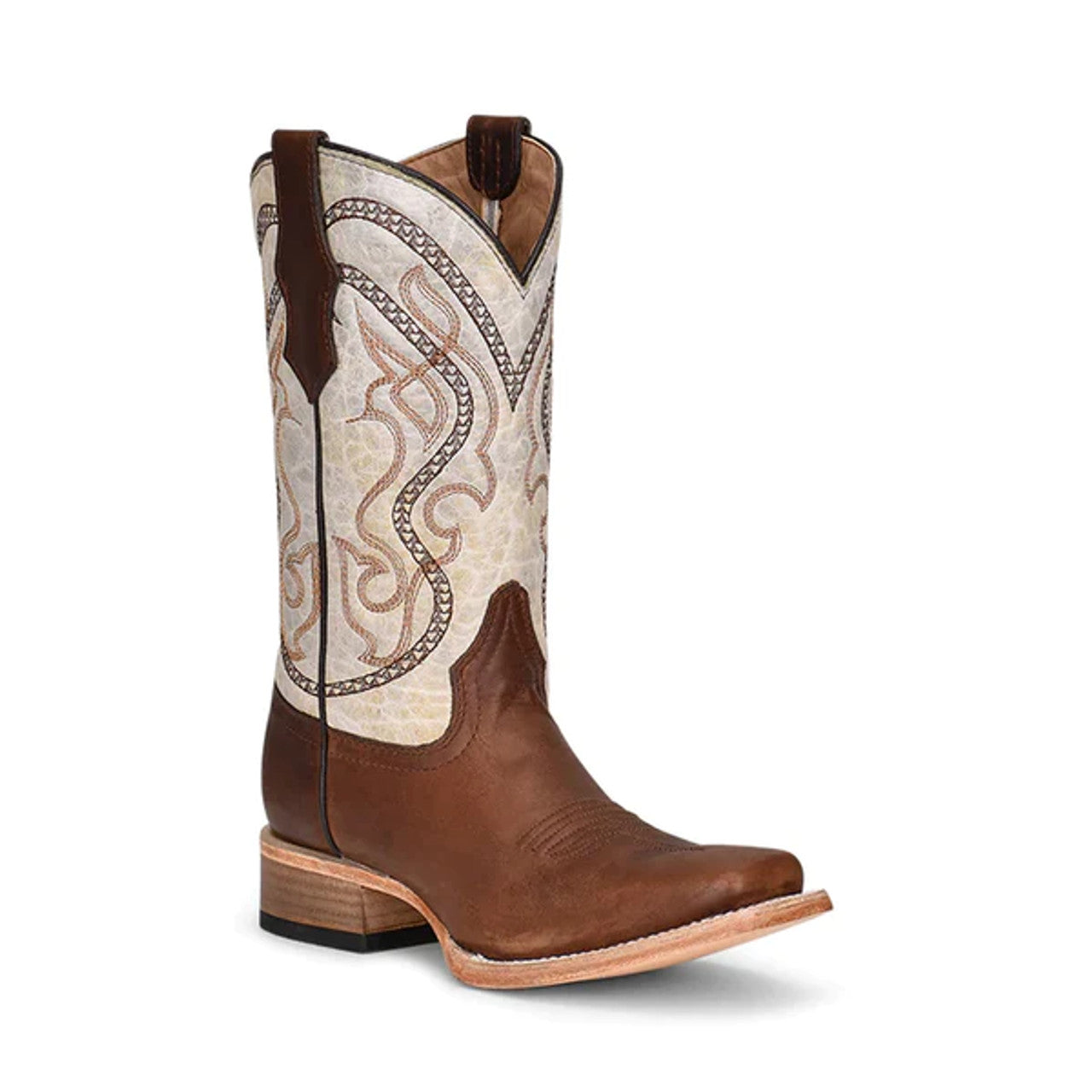 Corral Youth  Embroidery Square Toe Boot