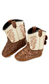Old West Poppets Infant Boot - Broken horn