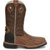Justin Derrickman Carmel Croc Print Tan - Broken horn
