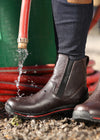 Woodstock Waterproof Barn Boot - Walnut - Broken horn