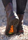 Woodstock Waterproof Barn Boot - Walnut - Broken horn