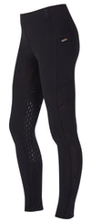 Kerrits Kids Ice Fil Full Seat Tech Tight - Black - Broken horn