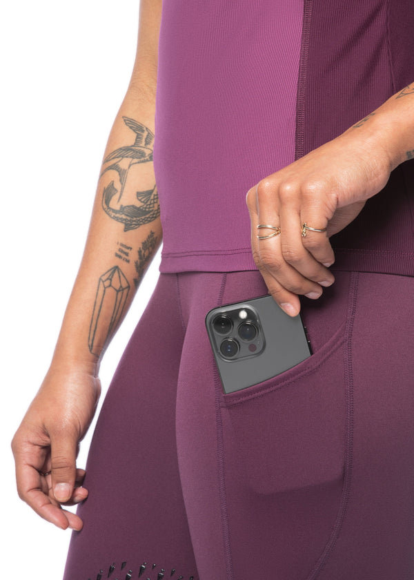 Free Style Knee Patch Tight - Rasin - Broken horn