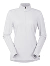 KERRITS Ice Fil long sleeve riding shirt for equestrian, lightweight and moisture-wicking fabric, white with subtle branding.