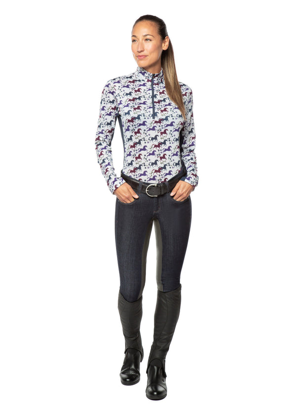 Aire ice fill long sleeve shirt print - Broken horn