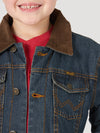 Wrangler Boys Blanket Lined Denim Jacket - Broken horn