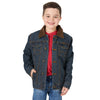 Wrangler Boys Blanket Lined Denim Jacket - Broken horn