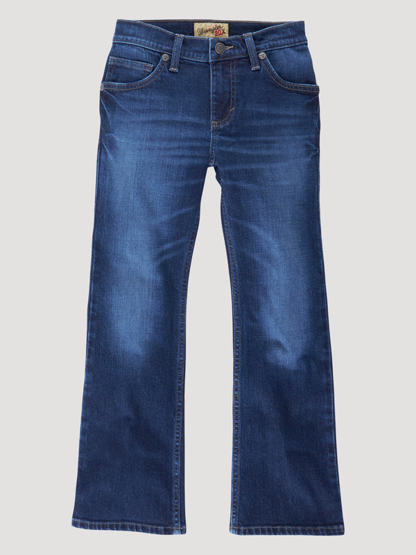 Wrangler Boys 20x No.2 Vintage Bootcut Jean - Valley Bluff - Broken horn