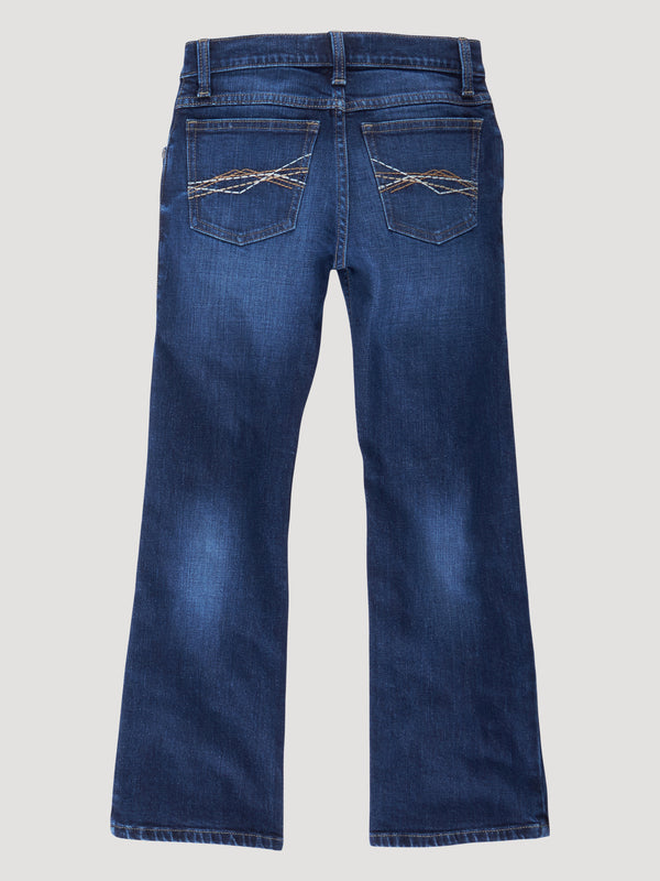 Wrangler Boys 20x No.2 Vintage Bootcut Jean - Valley Bluff - Broken horn