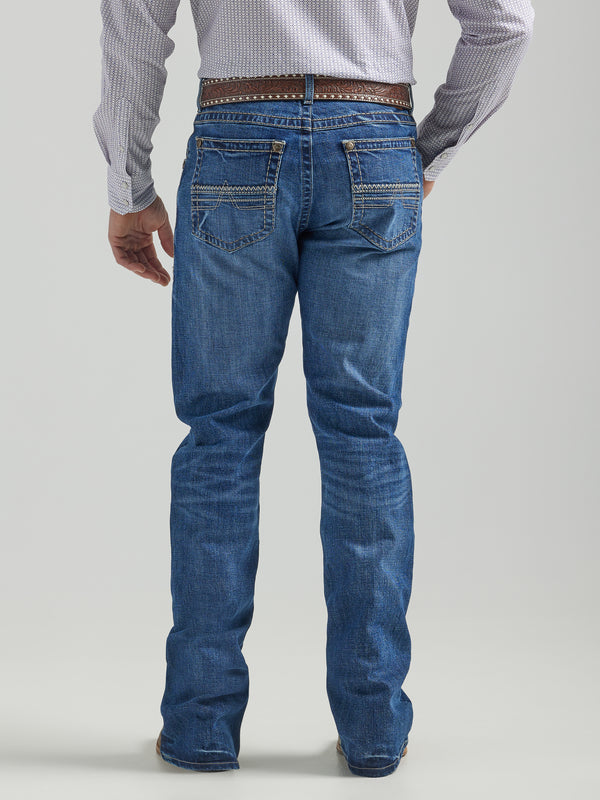 Wrangler Rock 47 Slim Fit Bootcut Jean - Ortega - Broken horn