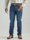 Wrangler Mens Retro Slim Fit Straight Leg Jean - Night Shift - Broken horn
