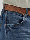 Wrangler Mens Retro Slim Fit Straight Leg Jean - Night Shift - Broken horn