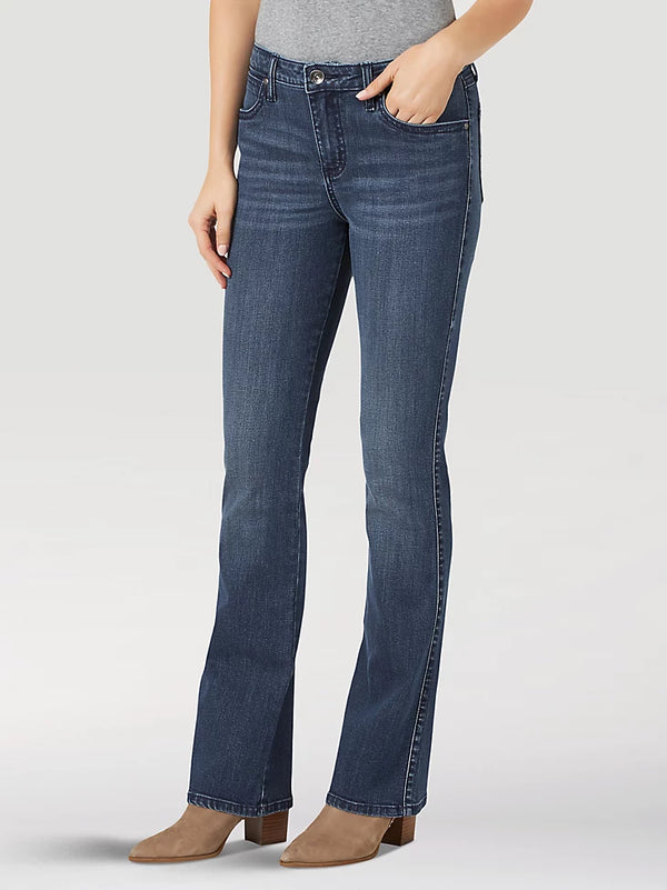 Wrangler Womens Aura Instantly Slimming Jean - Helen - Broken horn
