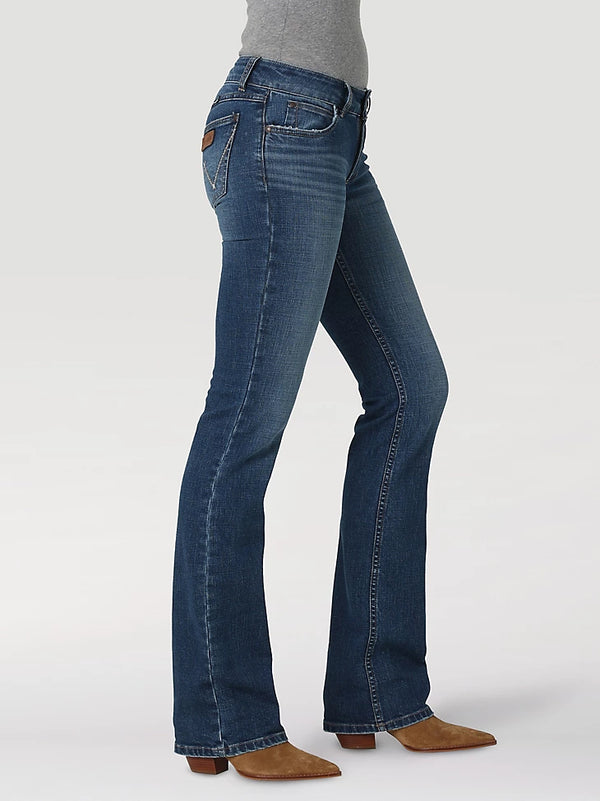 Wrangler Womens Retro Mae Bootcut Jean - Jodie - Broken horn