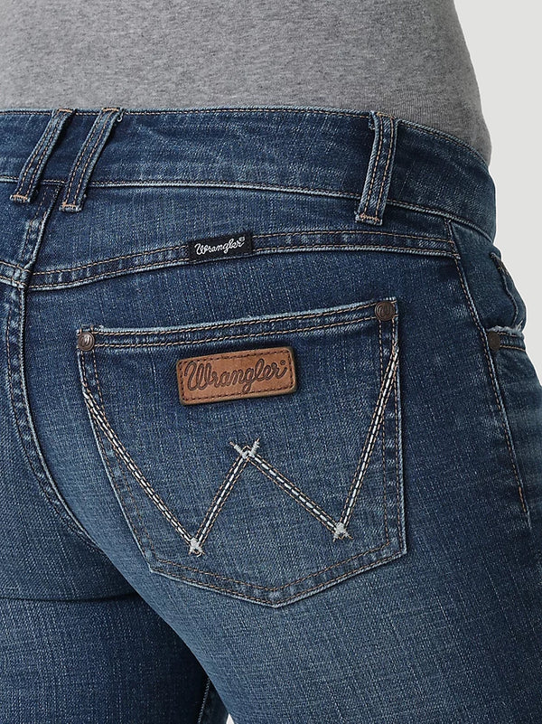 Wrangler Womens Retro Mae Bootcut Jean - Jodie - Broken horn