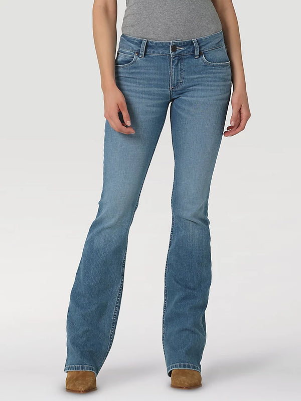 Wrangler Womens Retro Mae Paisley Bootcut Jean - Paige - Broken horn