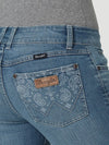 Wrangler Womens Retro Mae Paisley Bootcut Jean - Paige - Broken horn