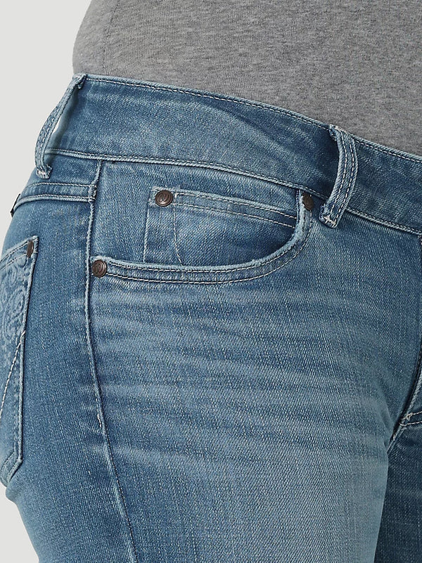 Wrangler Womens Retro Mae Paisley Bootcut Jean - Paige - Broken horn