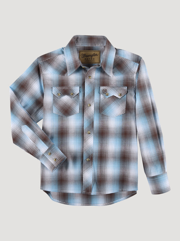 Wrangler Boys Retro Snap - Broken horn