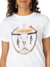 Wrangler Retro Graphic Tee - Steer Head Sunrise - Broken horn