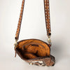 Crossbody Backpack Leather Bag - Broken horn