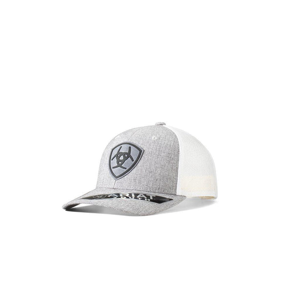 Ariat Youth Logo - Grey - Broken horn