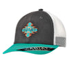 Youth Ariat snap back cap featuring an Aztec logo design, made by M&F Western Products, Inc.