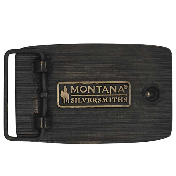 Cowboy Sh*t Retro Attitude Buckle - Broken horn