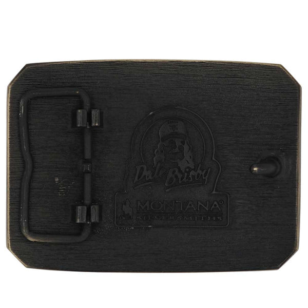 Dale Brisby Just Rodeoin' Attitude Buckle - Broken horn