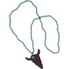 Attitude Charming Steer Necklace - Broken horn