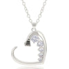 Good Heart Horseshoe Nail Necklace - Broken horn