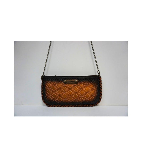 Canek All Leather Clutch Bag - Broken horn