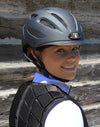 Sportage Equestrian Helmet - Matte Black - Broken horn