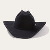 Stetson Shasta 10x Premier Cowboy Hat - Black - Broken horn