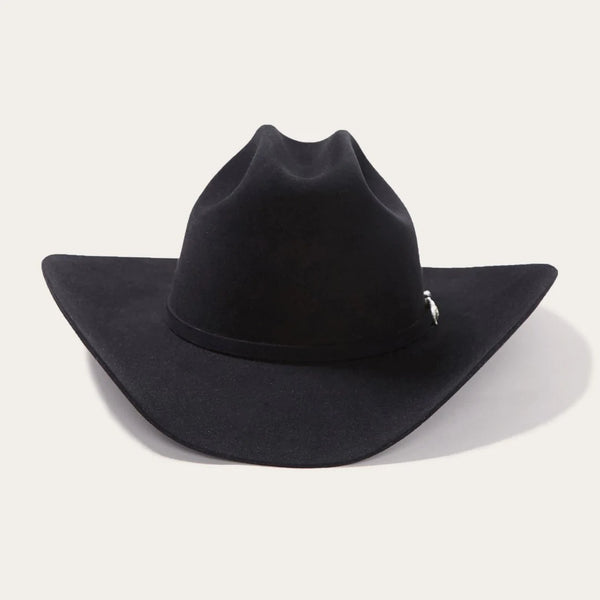 Stetson Shasta 10x Premier Cowboy Hat - Black - Broken horn